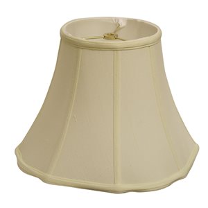 Cloth & Wire 9-in x 12-in Egg Silk Drum Lamp Shade