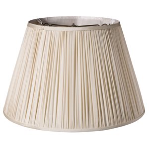 Cloth & Wire 10-in x 16-in Magnolia Fabric Empire Lamp Shade