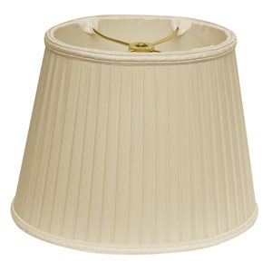 Cloth & Wire 9-in x 9-in Egg Silk Drum Lamp Shade