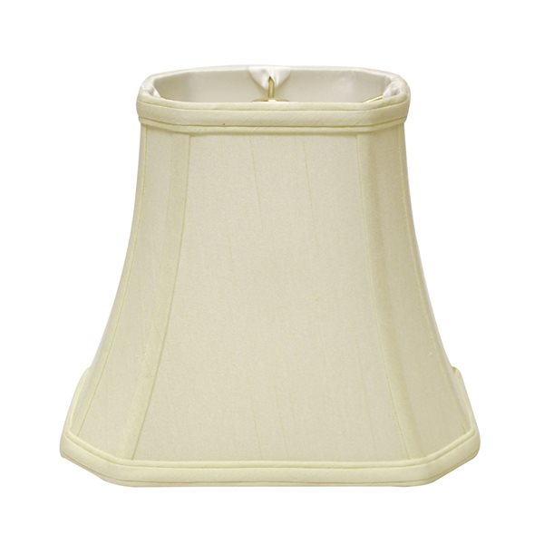 Cloth & Wire 8.5-in x 10-in Egg Silk Bell Lamp Shade
