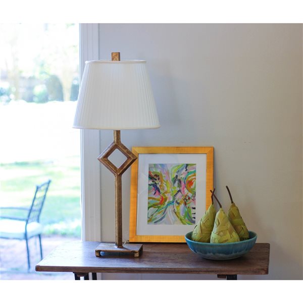 Cloth & Wire 10-in x 10-in Egg Silk Drum Lamp Shade