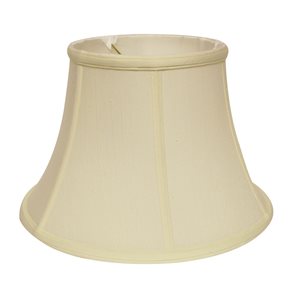 Cloth & Wire 8-in x 12-in Egg Silk Drum Lamp Shade