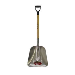 Proyard 30.5-in Grain Scoop Shovel - Aluminum Blade with Wooden Handle