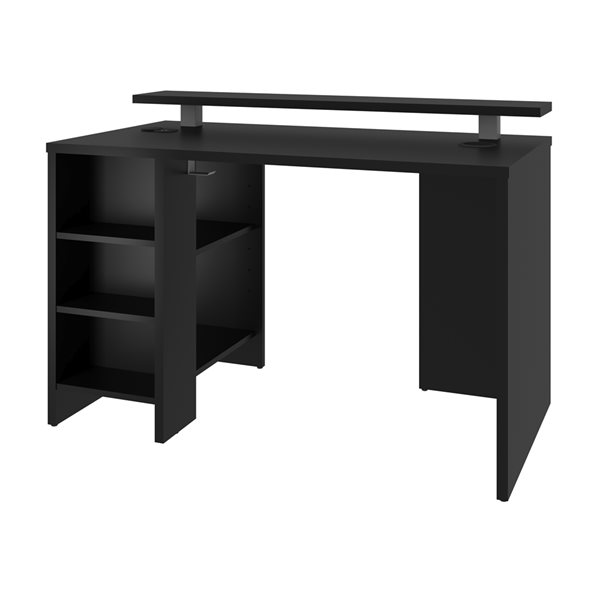 Bureau d'étude noir moderne et contemporain Electra par Bestar de 47,5 po