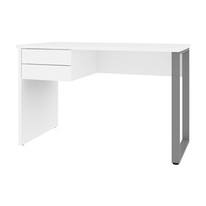 Bureau blanc moderne et contemporain Soley par Bestar de 47,2 po