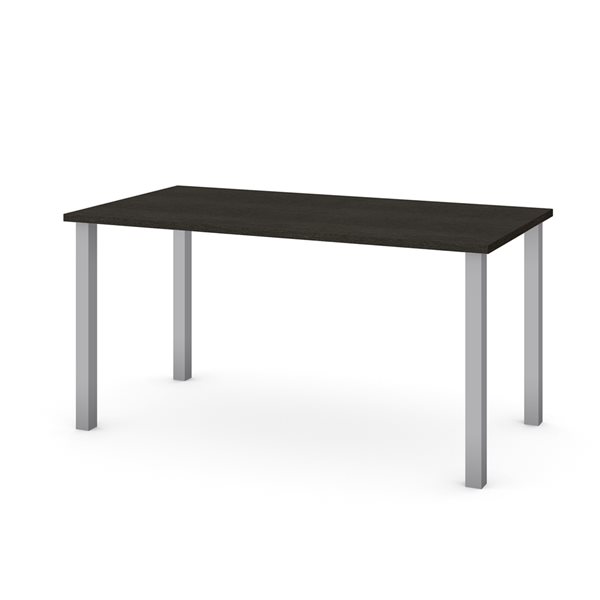 Bureau gris profond moderne et contemporain Universel par Bestar de 59,3 po