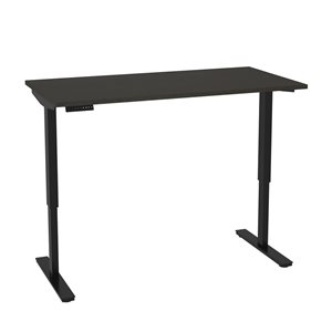 Bestar Universel 59.3-in Deep Grey Modern/Contemporary Standing Desk