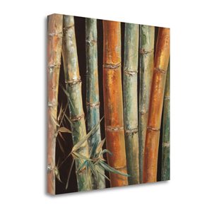 Impression sur toile sans cadre "Caribbean Bamboo I" 25 po x 25 po par Tangletown Fine Art