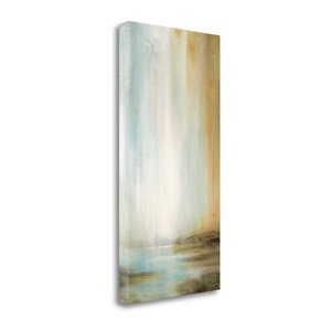 Impression sur toile sans cadre "Golden Falls" 34 po x 17 po par Tangletown Fine Art
