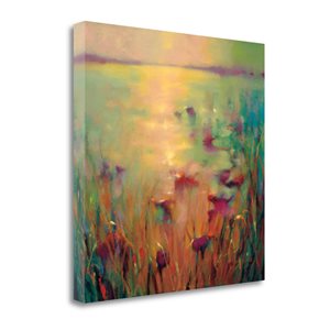 Tangletown Fine Art Morning Frameless 30-in H x 30-in W Floral Canvas Print