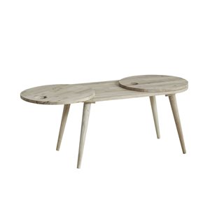 ORE International Natural Wood Coffee Table
