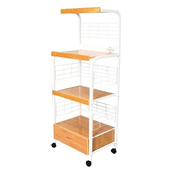 Microwave cart with deals outlet