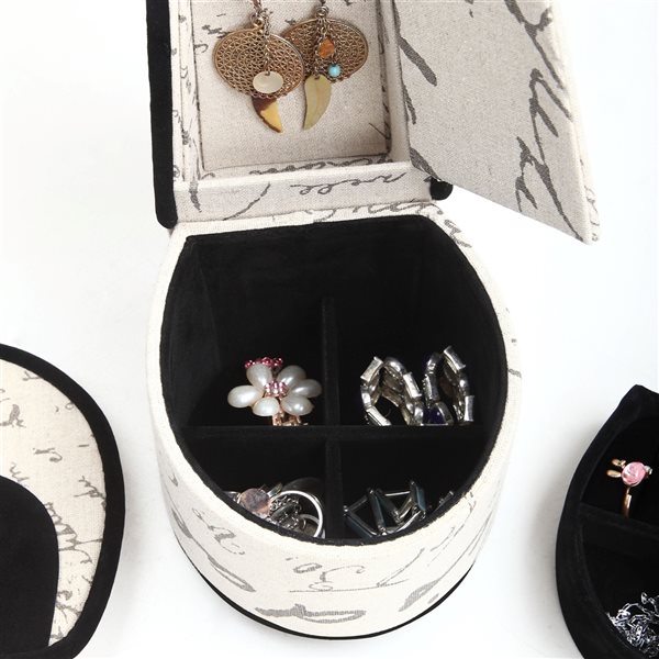 ORE International Polyurethane White High heel Jewelry Box