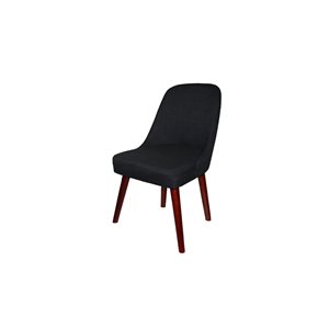 ORE International Modern Grey Cotton Blend Accent Chair