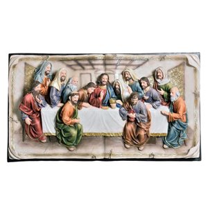 ORE International 20-in H x 35-in W Last Supper Resin Wall Accent