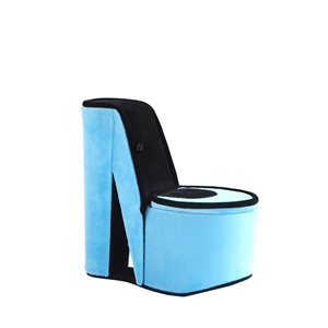 ORE International Blue High heel Polyurethane Jewelry Box