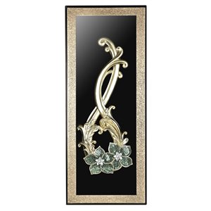 ORE International 35.75-in H x 13.5-in W Floral Resin Wall Accent