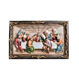 ORE International 10-in H x 15-in W Last Supper Resin Wall Accent
