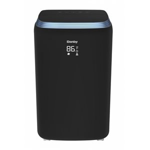 Danby 12,500 BTU (8,000 SACC) 115 V Black Portable Air Conditioner with Heater