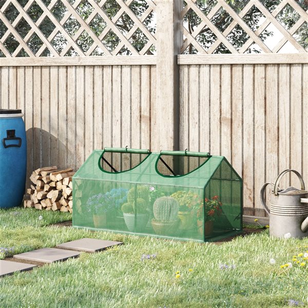 Outsunny 3.9-ft L x 2-ft W x 2-ft H Low Tunnel