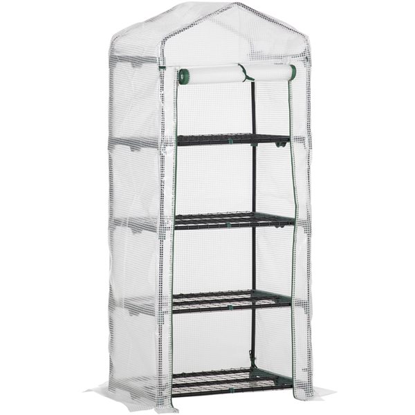 Outsunny 2.3-ft L x 1.6-ft W x 5.3-ft H Greenhouse