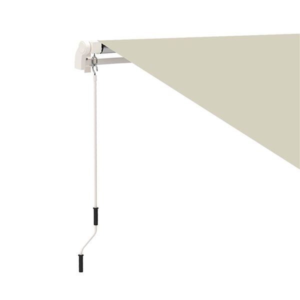 Outsunny 10-ft x 8-ft Retractable Off-White Awning Fabric Replacement