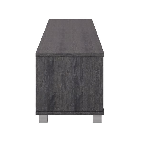 CorLiving Hollywood Grey Wood Grain TV Stand for TVs up to 85-in