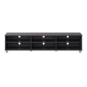 CorLiving Hollywood Grey Wood Grain TV Stand for TVs up to 85-in