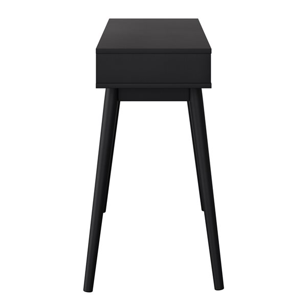 CorLiving Acerra 39.25-in Black Modern/contemporary Writing Desk