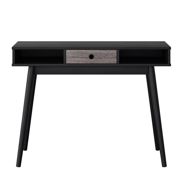 CorLiving Acerra 39.25-in Black Modern/contemporary Writing Desk