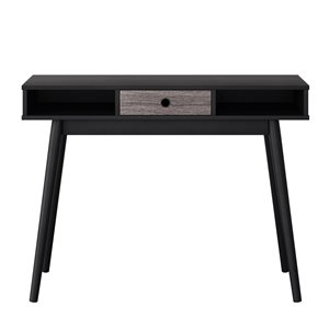 CorLiving Acerra 39.25-in Black Modern/contemporary Writing Desk