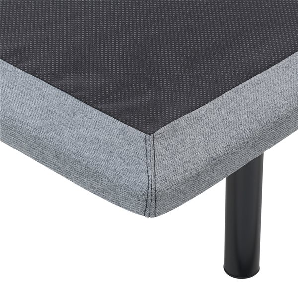 CorLiving Dark Grey Queen Frame Bed