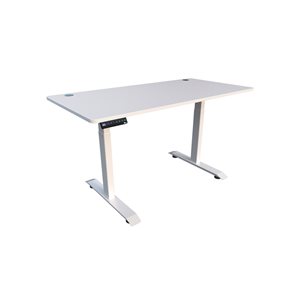 Algreen Elevate 55-in White Transitional Standing Desk