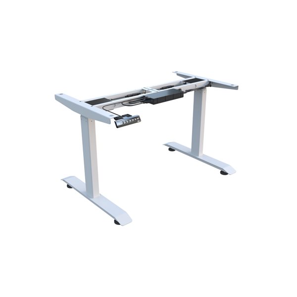 Algreen Elevate 27.5-in White Transitional Standing Desk Frame