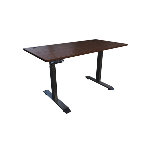 Algreen Elevate Brown 55-in Transitional Standing Desk