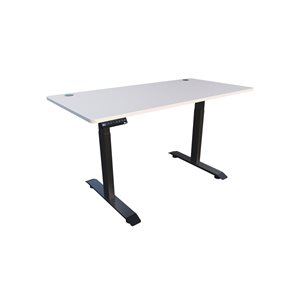 Algreen Elevate White 55-in Transitional Standing Desk