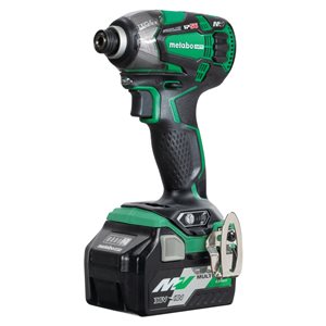 Metabo HPT 36 V 1/4-in Variable Speed Brushless Cordless Impact Driver (2 Batteries and 1 Charger)
