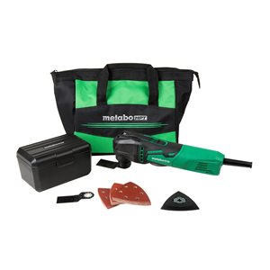 Metabo HPT Corded 3.5 A Variable Speed Oscillating Multi-Tool Kit - 33-Piece