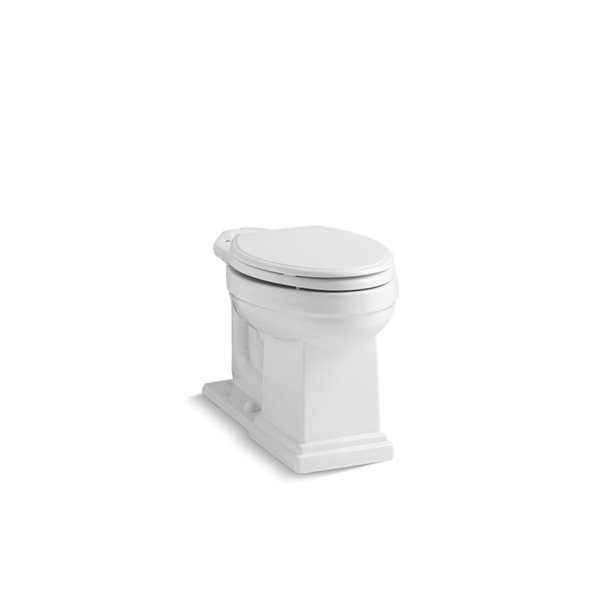 KOHLER Tresham Comfort Height White Elongated Chair Height Residential Toilet Bowl