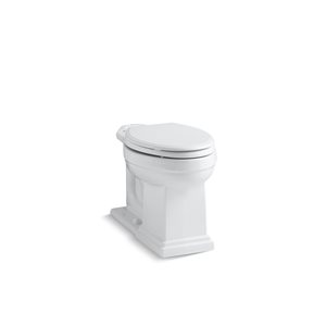 Kohler Tresham Comfort Height White Elongated Chair Height Residential Toilet Bowl