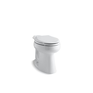 KOHLER Highline Comfort Height White Elongated Chair Height Residential Toilet Bowl