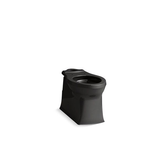 K4144 KOHLER Corbelle Comfort Height Black Elongated Chair Height Residential ...
