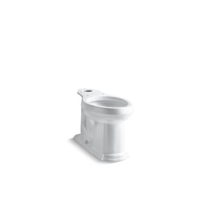 KOHLER Devonshire Comfort Height White Elongated Chair Height Residential Toilet Bowl