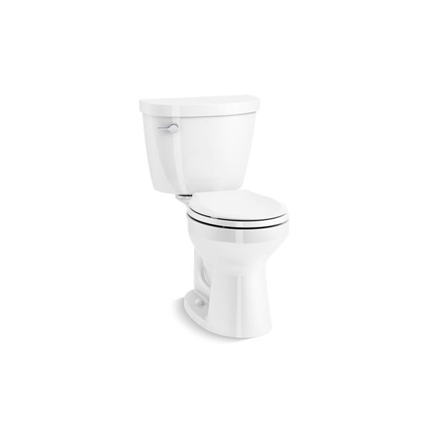 KOHLER Cimarron Comfort Height White Round Chair Height Residential Toilet Bowl