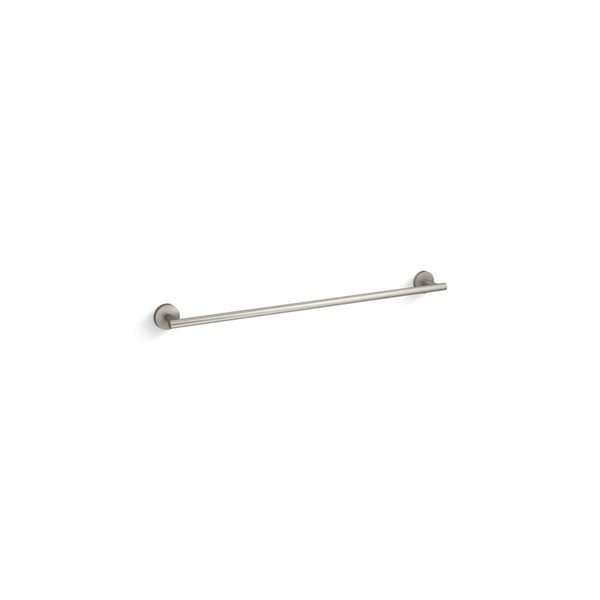 KOHLER Elate 24-in Brushed Nickel Wall Mount Single Towel Bar