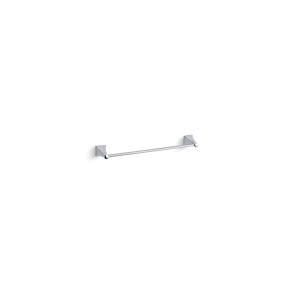 Godonnier - Porte-serviette simple et fixe 540mm chromé