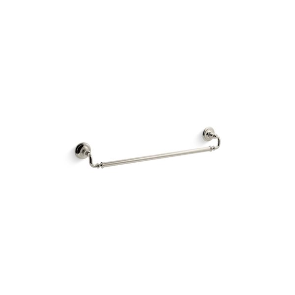 Porte-serviette simple en acier chromé brillant 18 po Columbia de Taymor 02-D5018