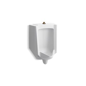 KOHLER Bardon 18-in W x 26.87-in H Wall Mounted White Watersense Labelled Urinal