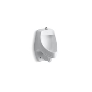 Kohler Dexter 13.5-in W x 20.37-in H White Wall Mounted Urinal