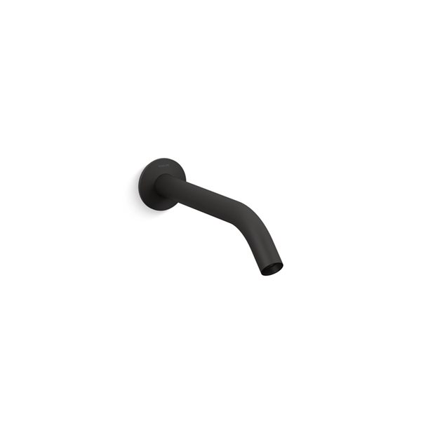 KOHLER Components 10-in Wall Mount Bathtub Spout - Matte Black